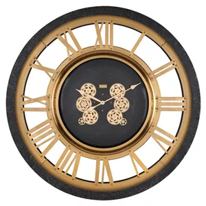 ساعت دیواری عقربه‌ای با نشانگر فانتزی لوتوس مدل WM-19028-ORVILLE- BL/MARBLE