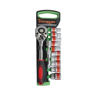 آچار بکس و سری آچار ویکتوری کینگ مدل S-1/2 کد 006 مجموعه 12 عددی