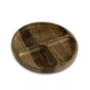 اردور خوری چوبی مدل گردو طرح گرد کد 005 