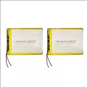 باتری لیتیومی کد 406080 ظرفیت 3500 میلی آمپر ساعت بسته 2 عددی