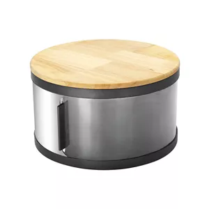 ظرف نان سام ست مدل گرد درب چوبی