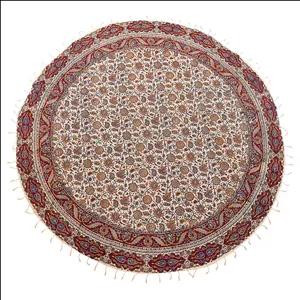 رومیزی قلمکار زابلیان مدل ممتاز طرح برجینا کد Sq150