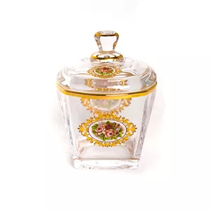 قندان بلینک مکس مدل استرلینگ لب طلایی گل سرخ کد 127 بسته یک عددی