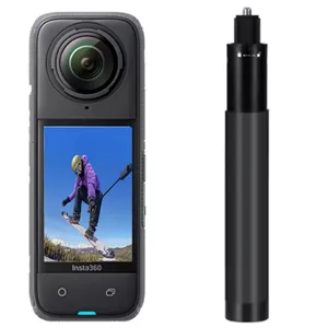 دوربین فیلم برداری ورزشی اینستا 360 مدل X4 به همراه مونوپاد 70 سانتیمتری
