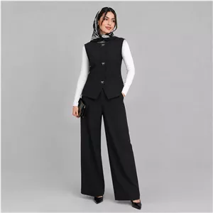 ست جلیقه و شلوار زنانه ندامد مدل 03