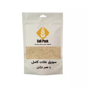 سویق غلات کامل با طعم نارگیل  سالی پک - 100 گرم