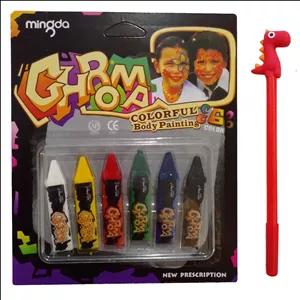 رنگ گریم کد CF6 به همراه مداد بینهایت مجموعه 6 عددی