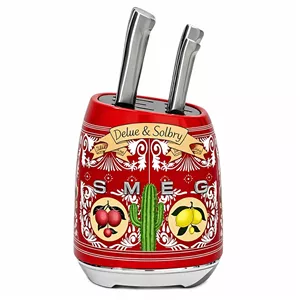 سرویس چاقو 7 پارچه با تیغه استیل و با دسته استیل اسمگ مدل Dolce & Gabbana