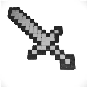 فیگور طرح ماینکرافت مدل Nova Art Pixel Sword طول 7 سانتی‌متر