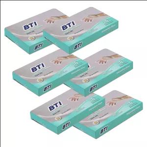 دستکش یکبار مصرف بی تی ای مدل 006 شش بسته 100 عددی