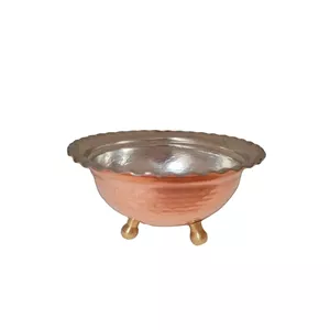 پیاله مسی مدل سه پایه کد x7
