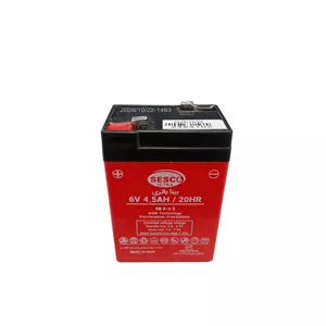 باتری یو پی اس 6 ولت 4.5 آمپر سسکو بینا باتری مدل 6V4.5AH