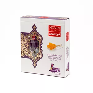 نبات ممتاز نوین زعفران - 150 گرم بسته 10 عددی