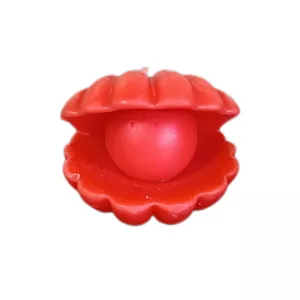 شمع مدل صدف مروارید دار کد 0011