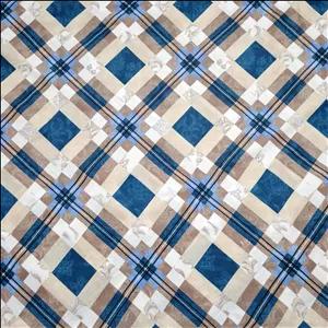 پارچه ملحفه عرض 1.96 متر مدل یاقوت رنگ آبی تیره