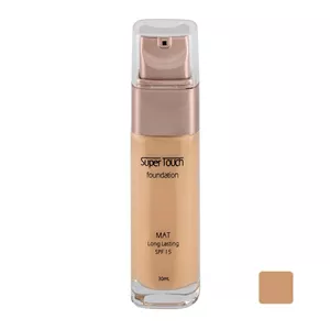 کرم پودر سوپرتاچ مدل شیشه ای شماره 206 حجم 30 میلی لیتر