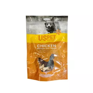 تشویقی سگ یو اس پت مدل کتف مرغ طعم مرغ وزن 100 گرم