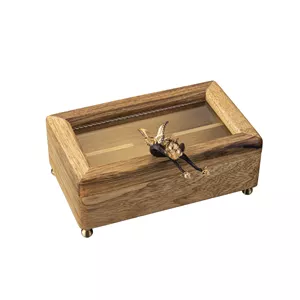 جا کارد و چنگال مستطیل درب دار گلدکیش طرح باترفلای کد GK829831