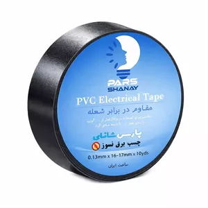 چسب برق پارس شانای مدل PVC عرض 1.6 سانتی متر بسته 100 عددی