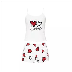 ست تاپ و شلوارک راحتی زنانه مدل 870