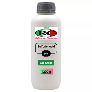 اسید سولفوریک رفرنس کمیکالز مدل ۳۵ درصد وزن ۱۲۰۰ گرم
