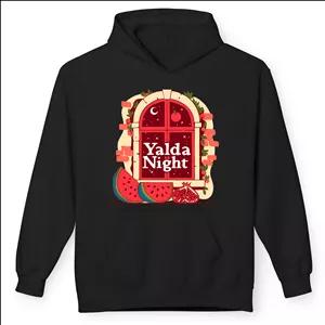 هودی زنانه پاد آفرین مدل شب یلدا کد 09