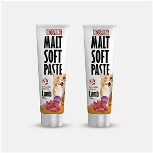 خمیر مالت گربه رداسپرینگ مدل Malt Soft Paste Lamb با طعم گوشت بره بسته 2 عددی