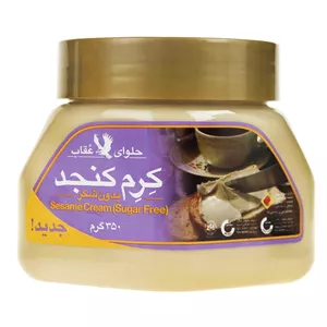 کرم کنجد بدون شکر عقاب مقدار 350 گرم