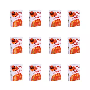 پودر ژله پرتقال آمون - 100 گرم بسته 12 عددی
