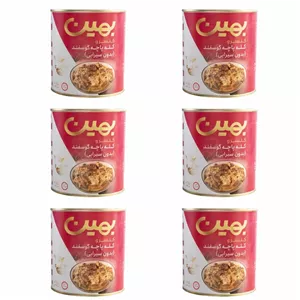 کنسرو کله پاچه گوسفندی بهین - 720 گرم بسته 6 عددی