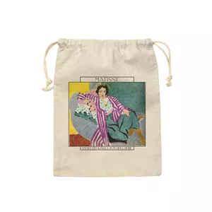 کیسه نان و سبزی ترمه طراحان ایده مدل اودالیسک با عبای بنفش از ماتیس کد art0656 - M