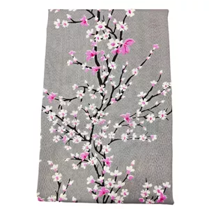 ملحفه مدل  شکوفه های گیلاس یک نفره سایز 140×200 سانتی متر