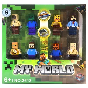 اکشن فیگور سمید مدل لگویی ماینکرفت مجموعه 8 عددی