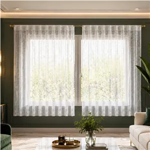 پرده تیکو دکو مدل ست کامل مینیمال طرح حریر ابریشم  محو سایز 240 × 230 سانتی‌متر