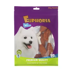 تشویقی سگ ایفوریا مدل ران مرغ وزن 100 گرم