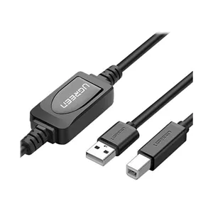 کابل پرینتر USB 2.0 یوگرین مدل US122-10362 طول 15 متر