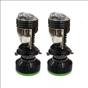 هدلایت خودرو لنزو مدل 3 لنز پایه H4 بسته دو عددی