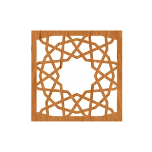 تایل سقفی کد HDS116TM سایز 60x60 سانتی متر بسته 4 عددی