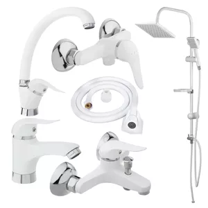 ست شیرآلات فراست پویا مدل صدف پلاس مجموعه 6 عددی