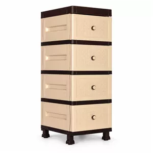  فایل کشویی تاپکو مدل چهار کشو چرخ‌دار کد D104