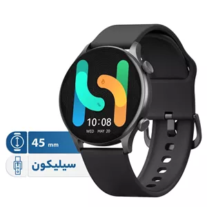 ساعت هوشمند 45 میلی متری هایلو مدل Solar Plus با بند سیلیکونی