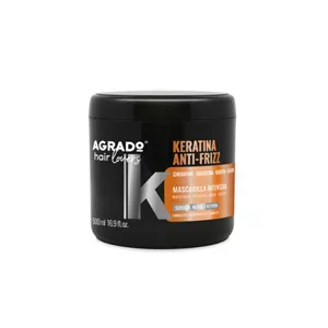 ماسک نرم کننده مو آگرادو مدل Keratina مناسب برای انواع مو حجم 500 میلی لیتر