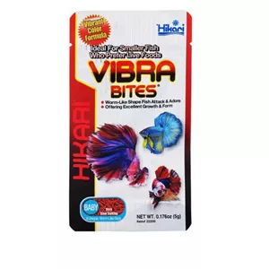 غذای ماهی آکواریوم هیکاری مدل vibra bites baby وزن 5 گرم