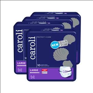 پوشینه شورتی بزرگسال کرولی مدل Protect Plus Care سایز L مجموعه 4 عددی