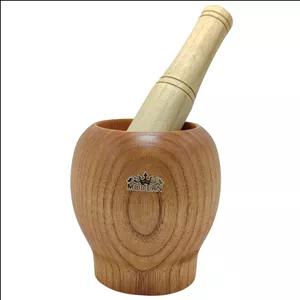 هاون چوبی مدرن مدل گرد 1404001