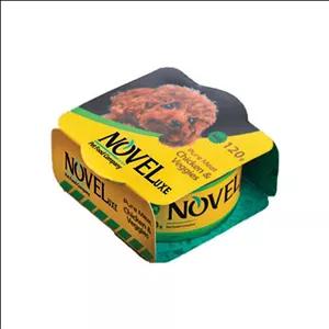 کنسرو سگ نوول مدل Pure Meat مرغ و سبزیجات وزن 120 گرم