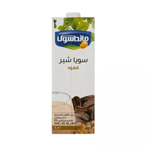 شیر سویا غیرلبنی باطعم قهوه مانداسوی - 1000 میلی لیتر