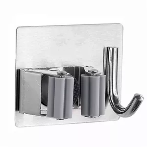 گیره نگهدارنده جارو و تی مدل  آویز دار دیواری