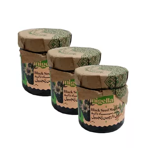 معجون سیاه دانه هل دارچین زنجبیل نایجلا - 320 گرم بسته 3 عددی