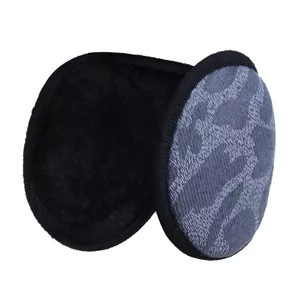 گوش گیر زمستانی مدل داخل خز طرح ابر و بادی کد 10323